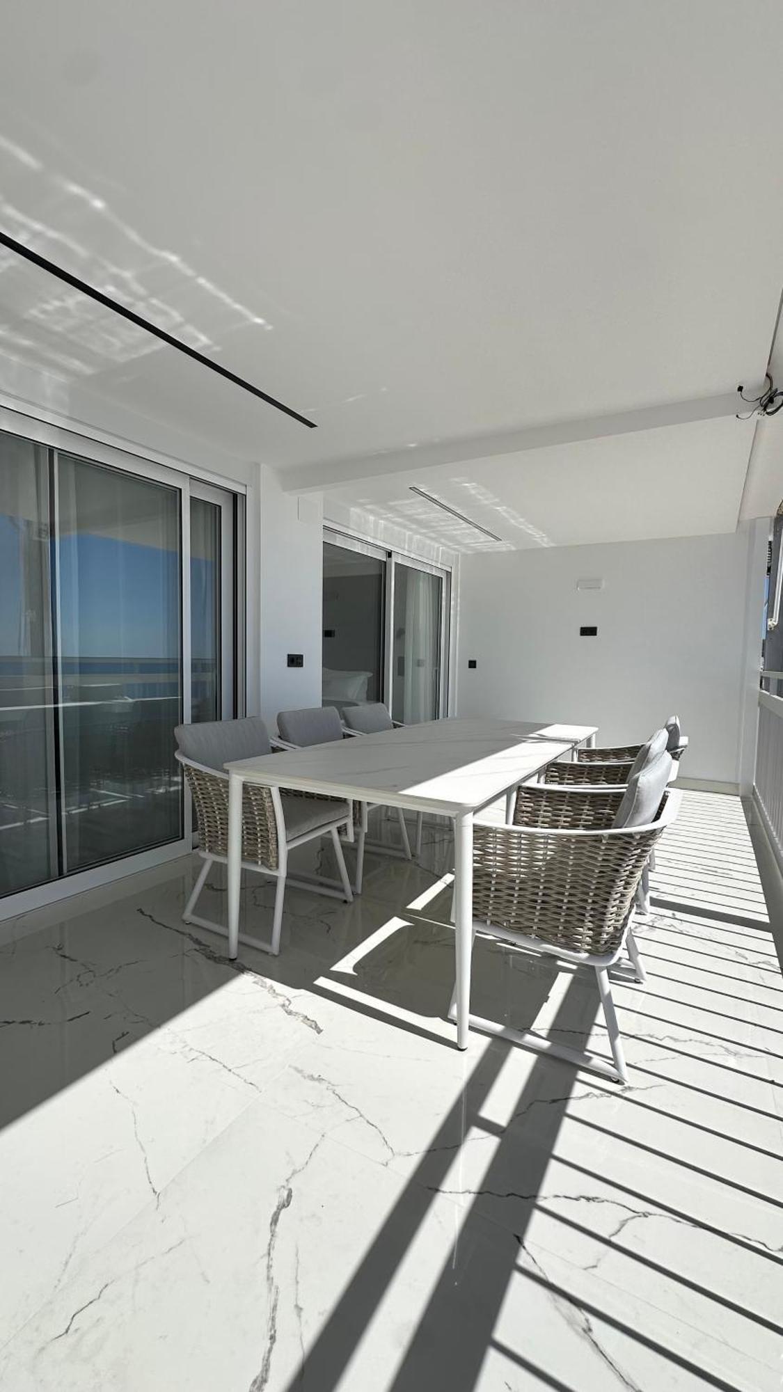 Esmeralda, Benidorm Beachfront Poniente, 1st line Frontal Seaview, Ocean Terrace Exterior foto